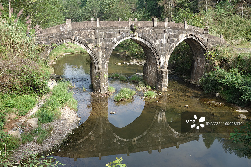 四川省广元市剑阁县剑门关镇剑溪桥图片素材