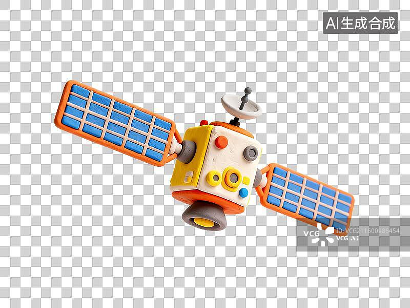 【AI数字艺术】彩色模型卫星图片素材
