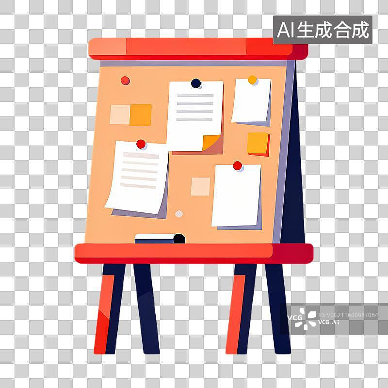 【AI数字艺术】带有文件的展示架图片素材