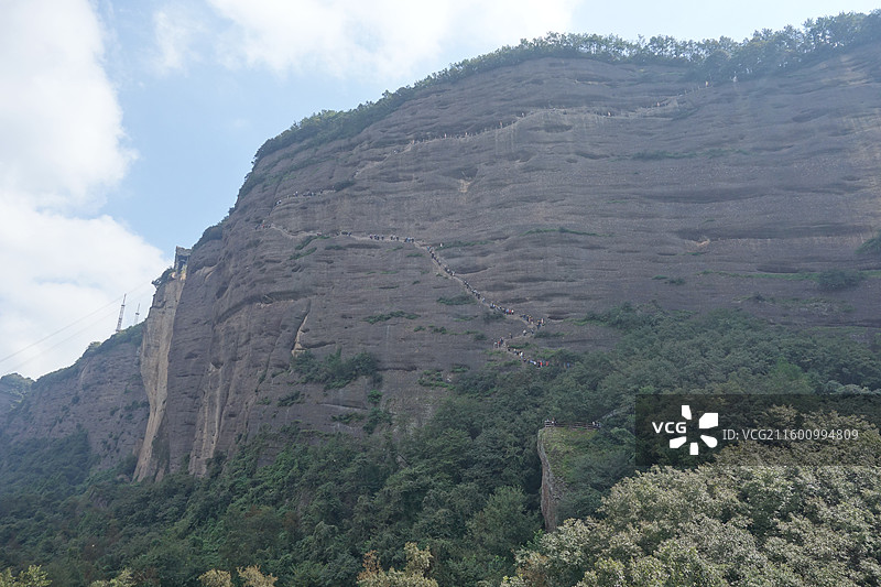 四川省广元市剑阁县剑门关景区：猿猱道图片素材