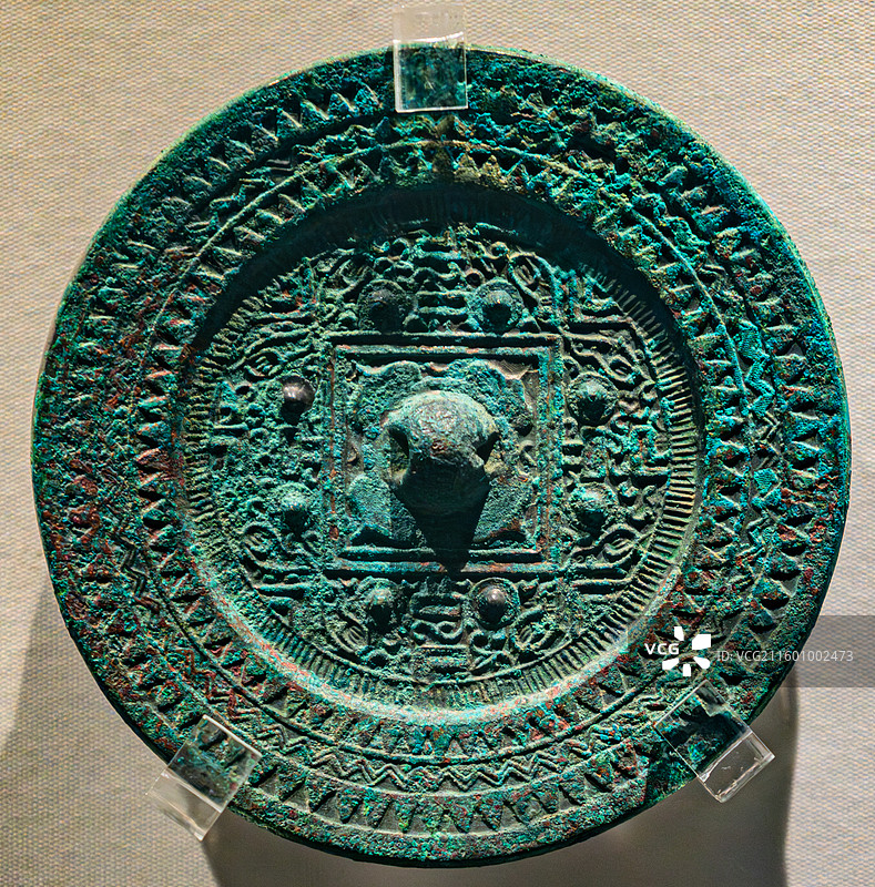 铜镜 天水博物馆 甘肃图片素材