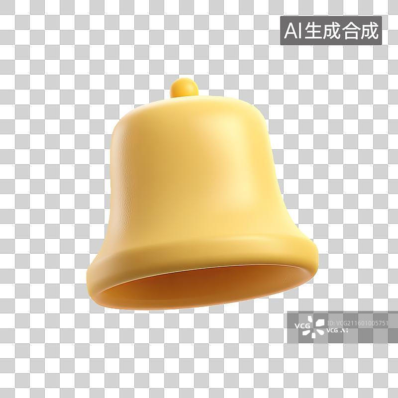 【AI数字艺术】黄色铃铛特写图片素材
