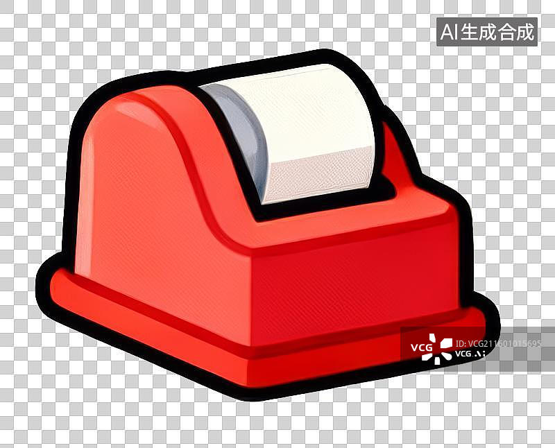 【AI数字艺术】卡通胶带座图片素材