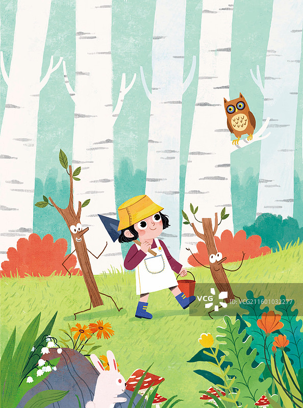 植树快乐图片素材