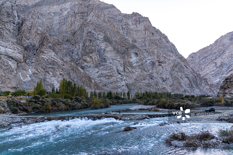 新疆库科西鲁格乡秋季风光图片素材