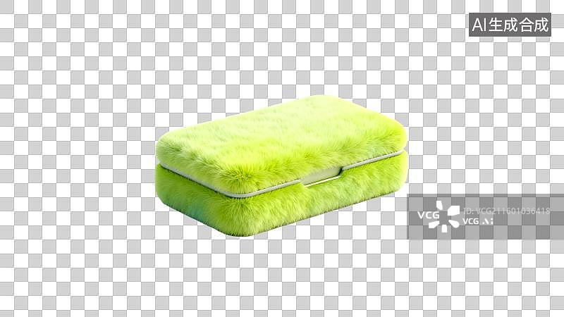 【AI数字艺术】可爱童趣毛毡风格办公用品建模元素图片素材