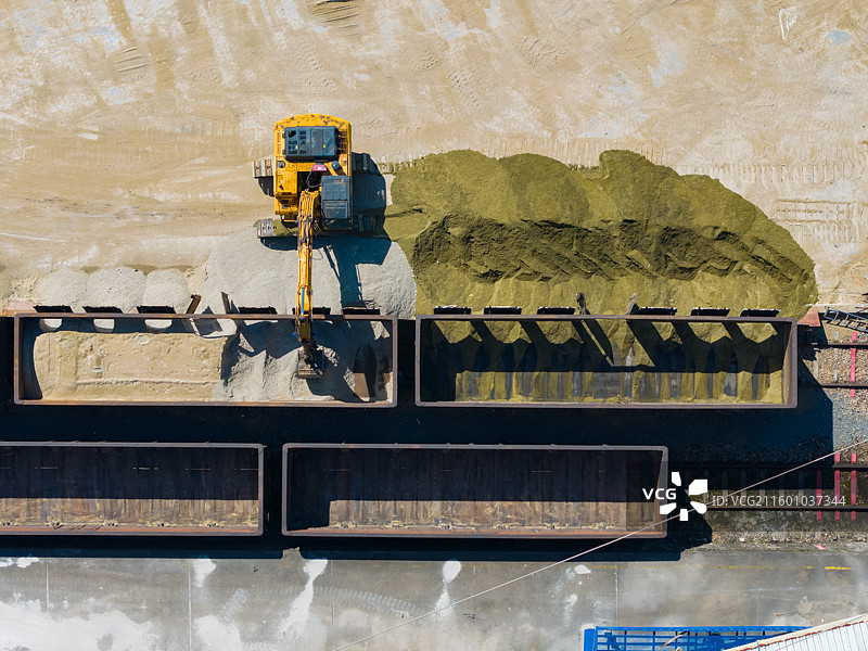 福建省龙岩市新罗区，登高东路，货运火车站，铁路航拍图片素材