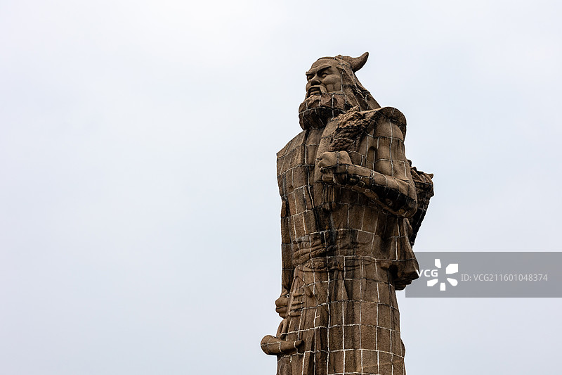 株洲地标建筑炎帝神农氏塑像图片素材