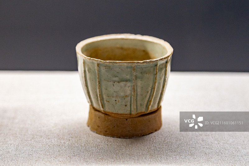 宋代-青白釉圆仓 南昌县博物馆图片素材