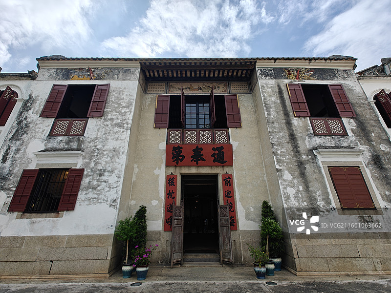 澳门世界文化遗产-历史街区-郑家大屋图片素材