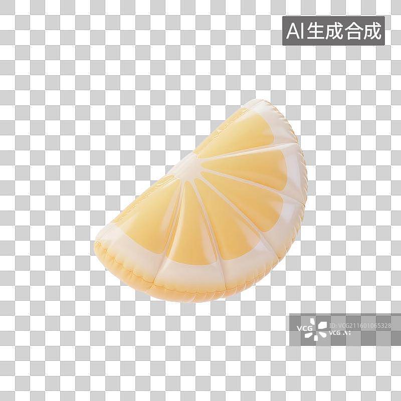 【AI数字艺术】3D渲染，充气膨胀风格，卡通水果，橙子，橘子，柑橘，沃柑，免抠元素图片素材