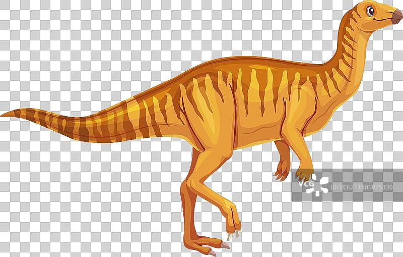 恐龙时代的食草恐龙，副龙栉龙图片素材