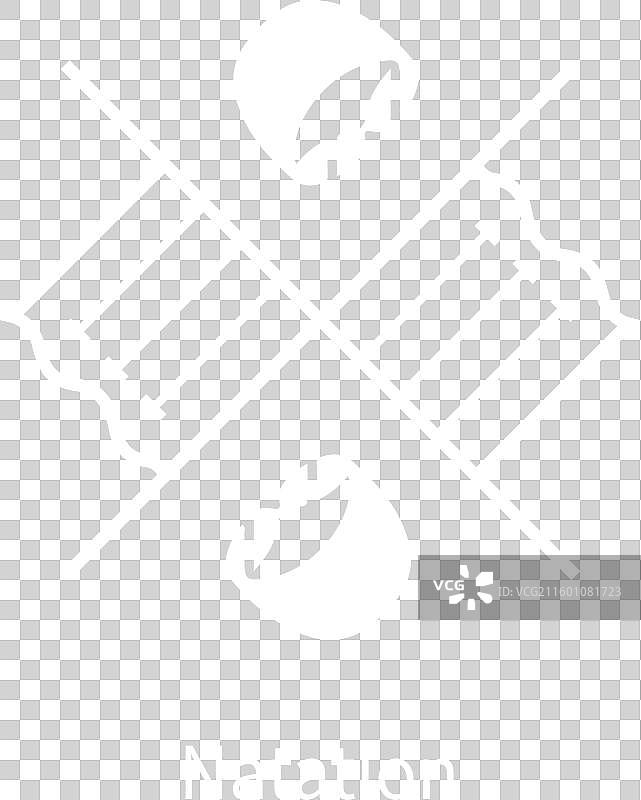 2024年巴黎奥运会游泳项目图标图片素材