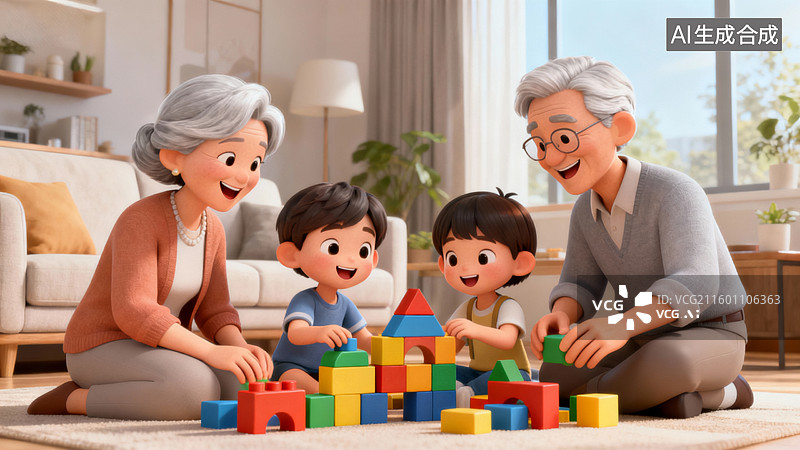 【AI数字艺术】民生，银发经济，退休生活，退休后的健康生活方式图片素材