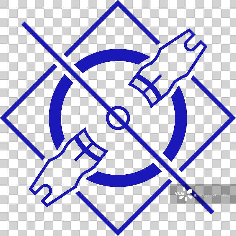 法国巴黎2024年奥运会摔跤图标符号图片素材