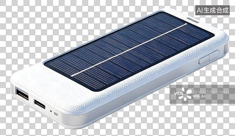 【AI数字艺术】户外便携太阳能充电宝图片素材