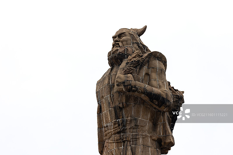 株洲神农城中神农氏炎帝塑像图片素材