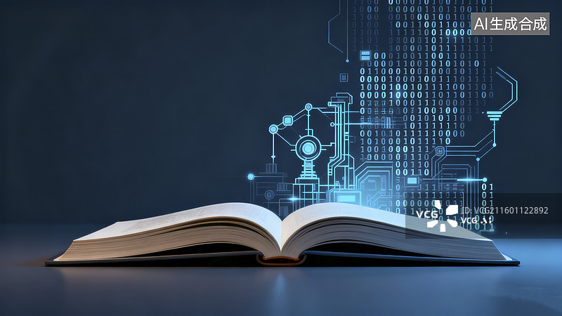 【AI数字艺术】教育与科技创新插画图片素材