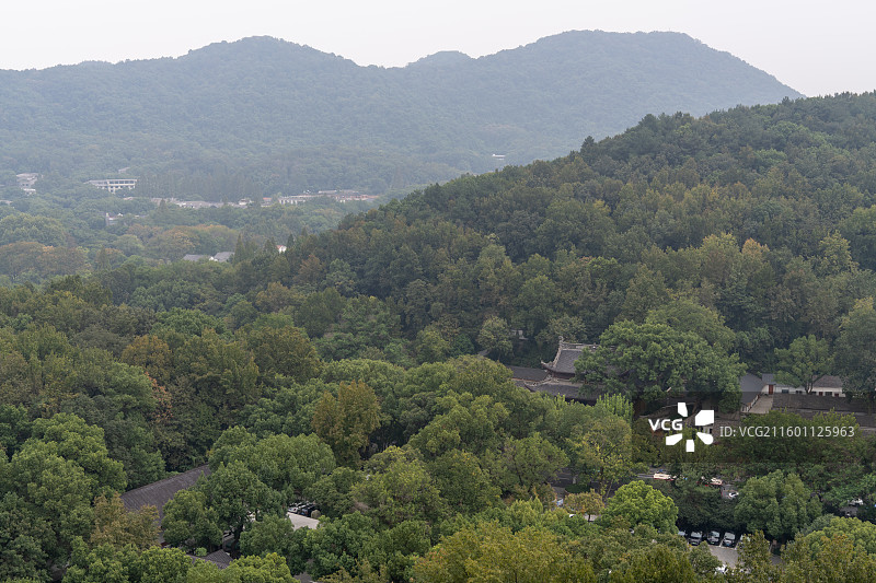 浙江杭州灵隐寺丁湖风光图片素材