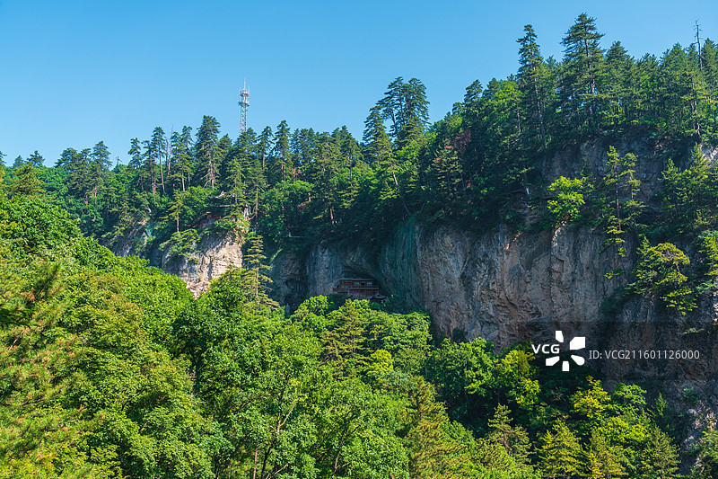 长治沁源灵空山圣寿寺风光图片素材