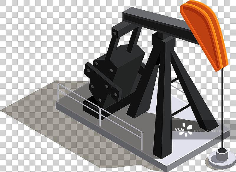 等距石油钻井机图片素材