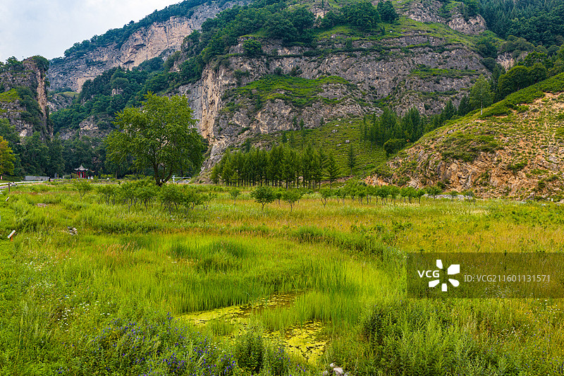 长治沁源县沁河源国家湿地公园图片素材