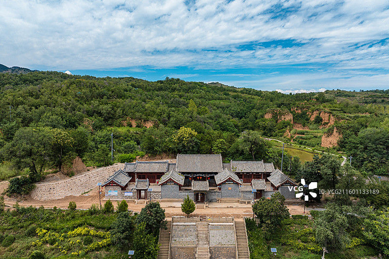 长治沁县浊漳河西源漳河庙图片素材