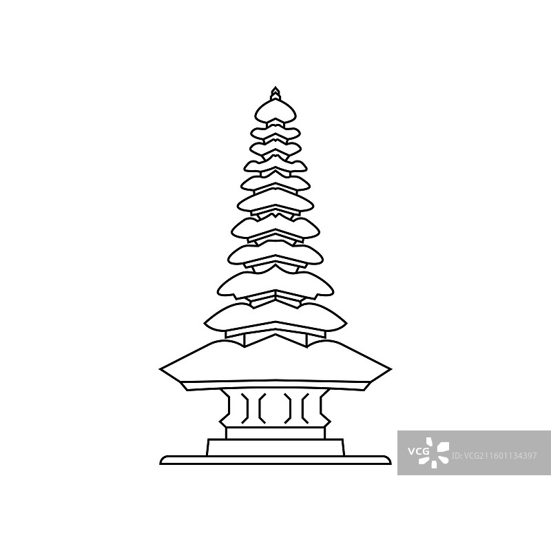 寺庙图标图片素材