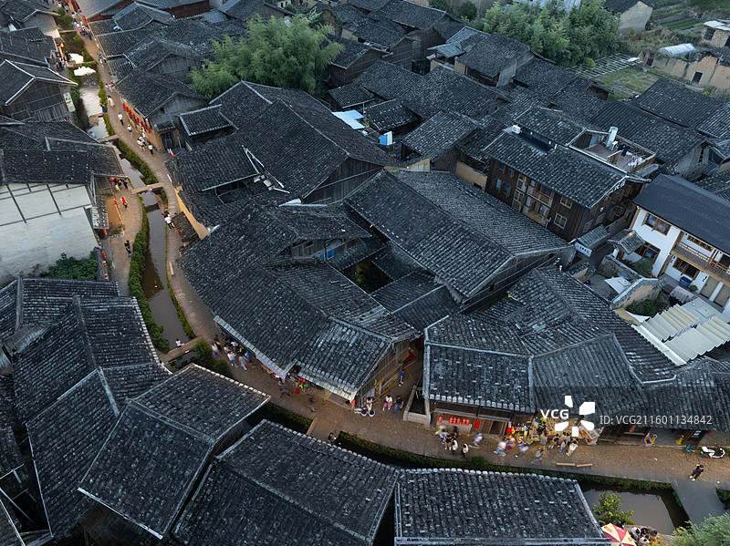 周宁九鲤溪，鲤鱼溪图片素材