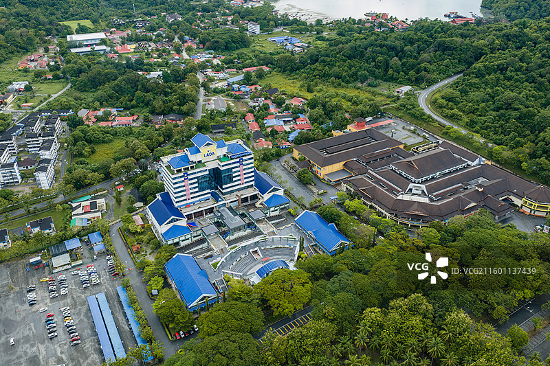 马来西亚兰卡威风景航拍图片素材