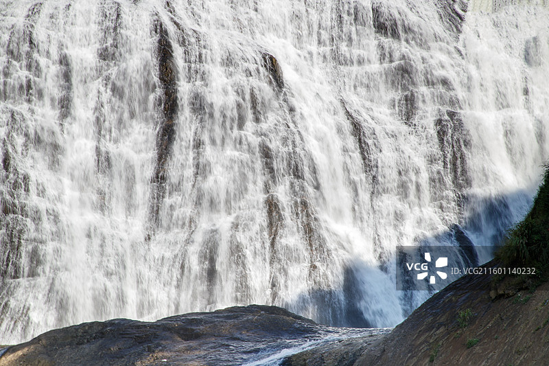 周宁九龙漈瀑布，华东地区最大的瀑布群图片素材