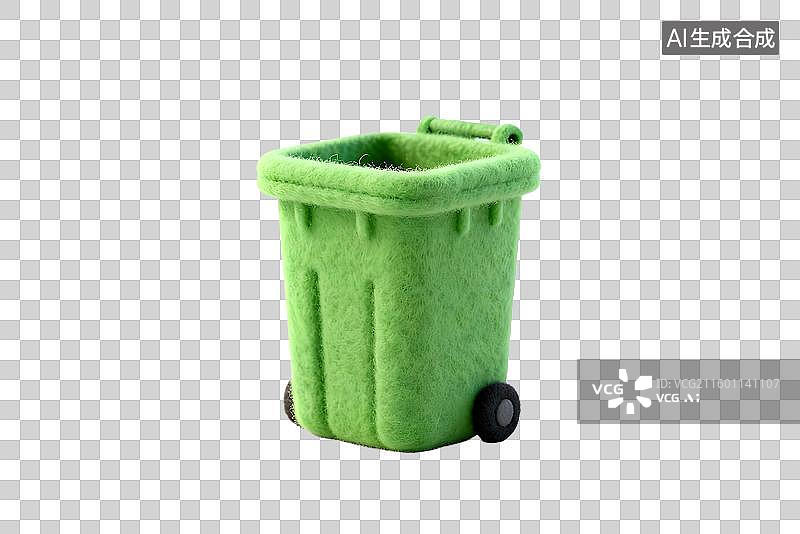 【AI数字艺术】毛毡风格可爱办公室元素建模图片素材