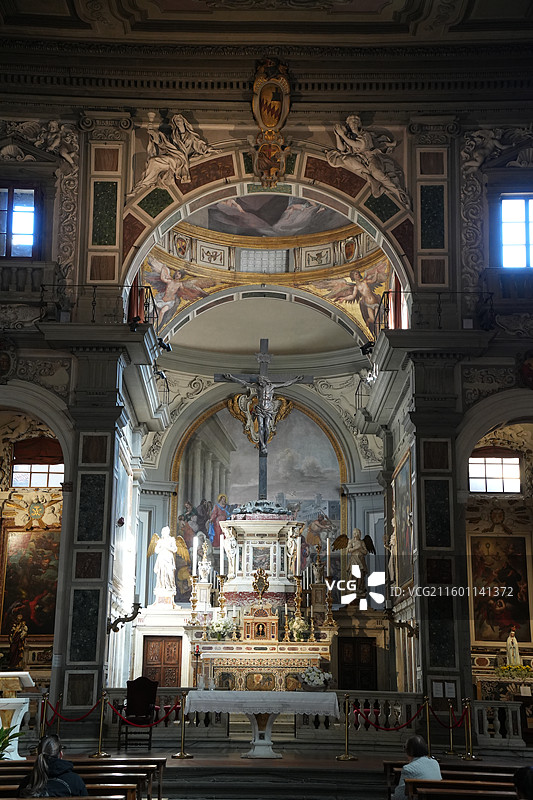 意大利佛罗伦萨诸圣教堂图片素材