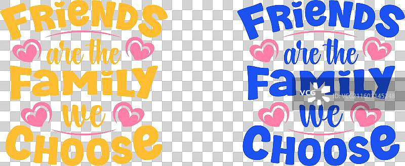 友谊日T恤设计图片素材