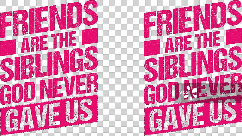 友谊日T恤设计图片素材