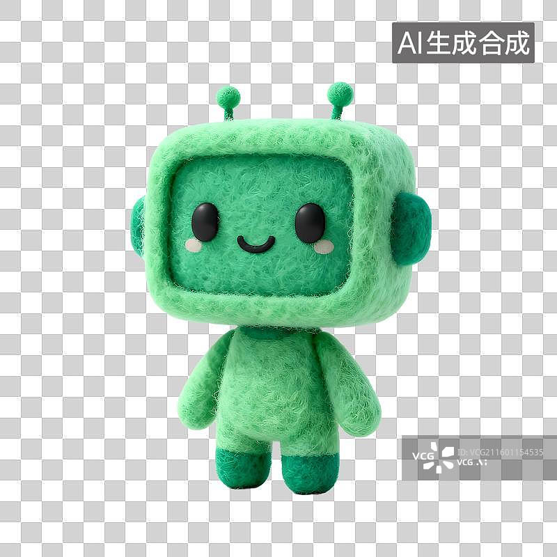 【AI数字艺术】可爱童趣毛毡风格建模元素图片素材