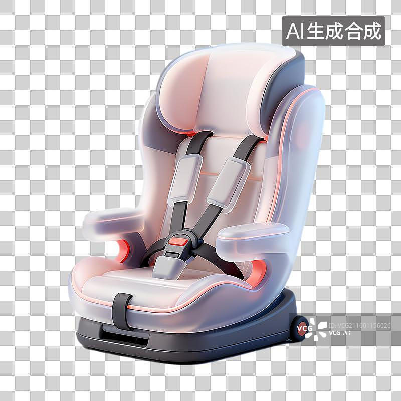 【AI数字艺术】现代儿童汽车安全座椅图片素材