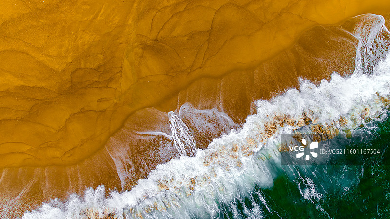 沙滩和海浪图片素材