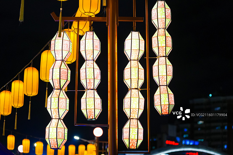 福建省龙岩市新罗区，恋城1908文创街区图片素材