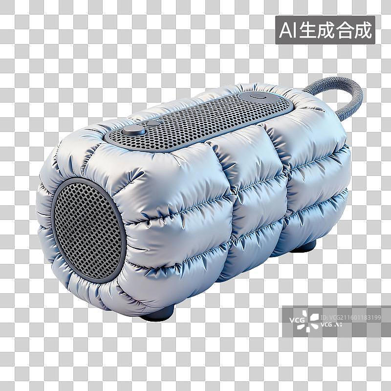 【AI数字艺术】羽绒服风格便携式蓝牙音箱图片素材