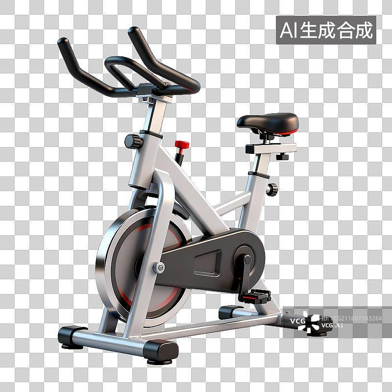【AI数字艺术】室内健身自行车图片素材