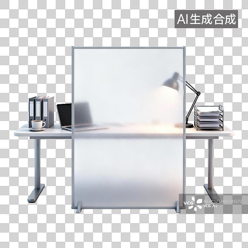 【AI数字艺术】现代办公桌隔断设计图片素材