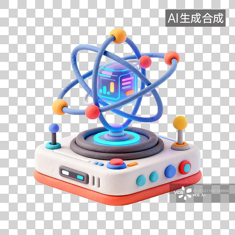 【AI数字艺术】未来科技游戏控制器图片素材