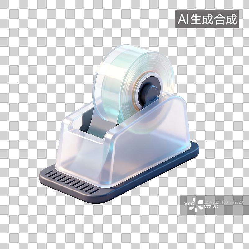 【AI数字艺术】透明胶带座图片素材