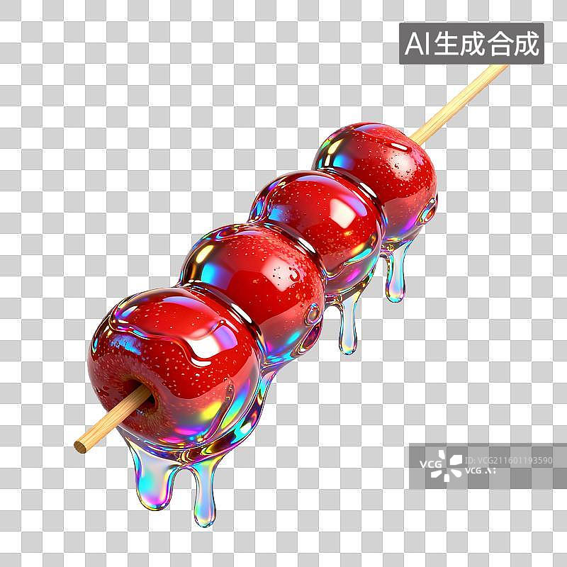 【AI数字艺术】糖葫芦背景图片素材