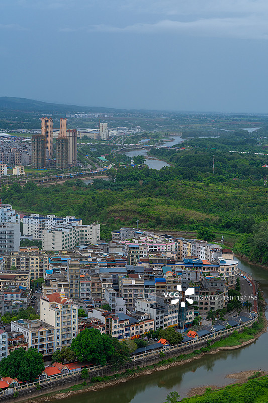 广西东兴，东兴口岸图片素材