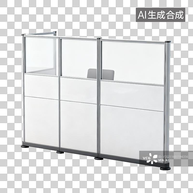 【AI数字艺术】现代办公屏风隔断图片素材