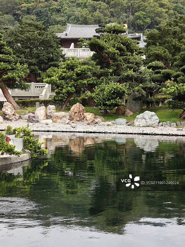 志莲净苑-深藏在香港黄大仙区闹市中的唐风秘境图片素材