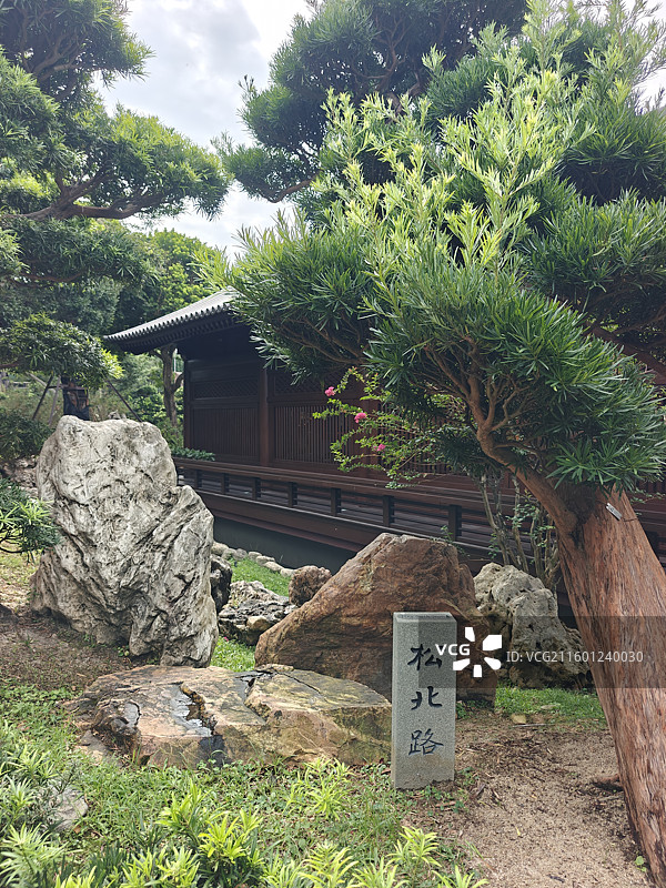 志莲净苑-深藏在香港黄大仙区闹市中的唐风秘境图片素材