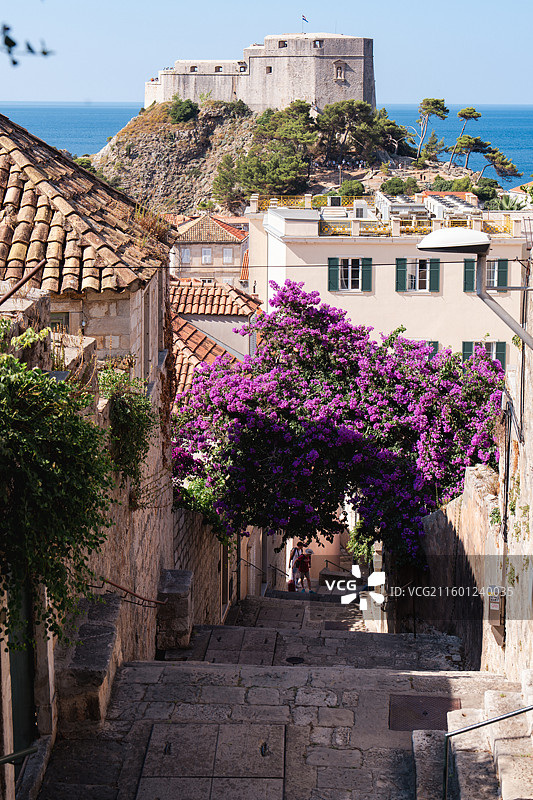 克罗地亚杜布罗夫尼克古城君临城图片素材